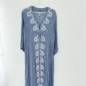 Free People Embroidered Fable Dress